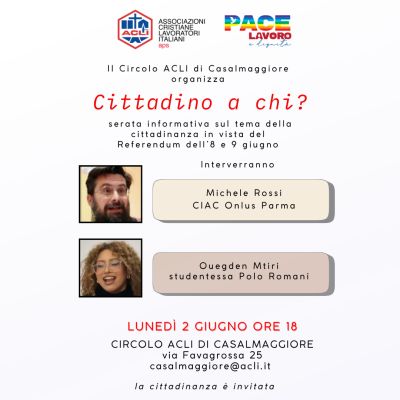 Cittadino a chi? - Circolo Acli Casalmaggiore (Cr)
