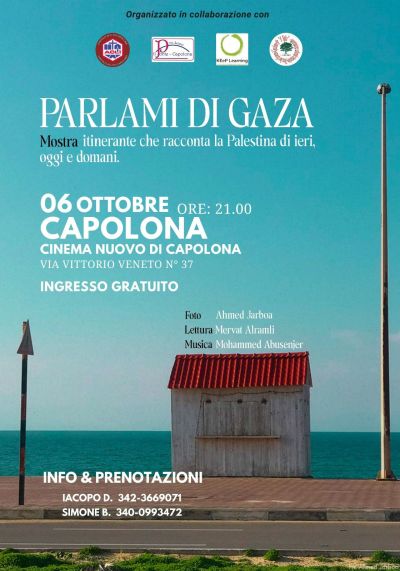 Parlami di Gaza - Capolona - Circolo Acli Capolona (AR)