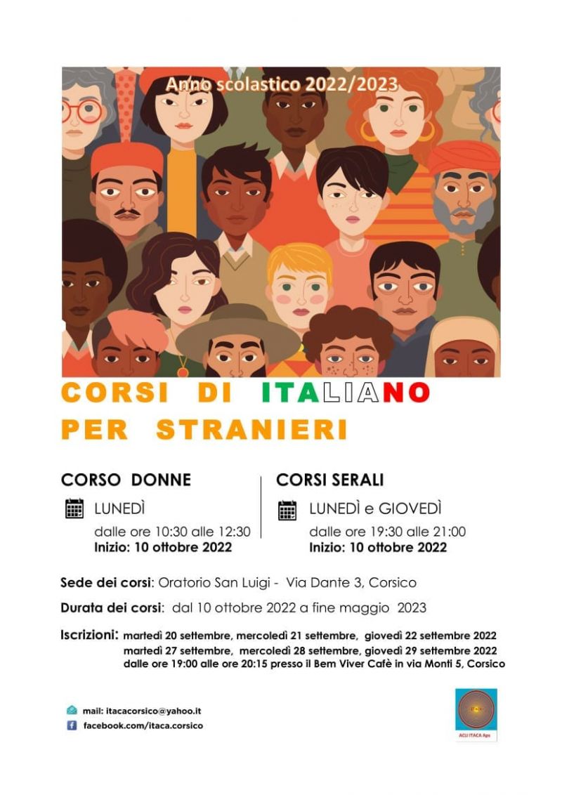 Corso di italiano per stranieri - Circolo Acli Itaca (Corsico)