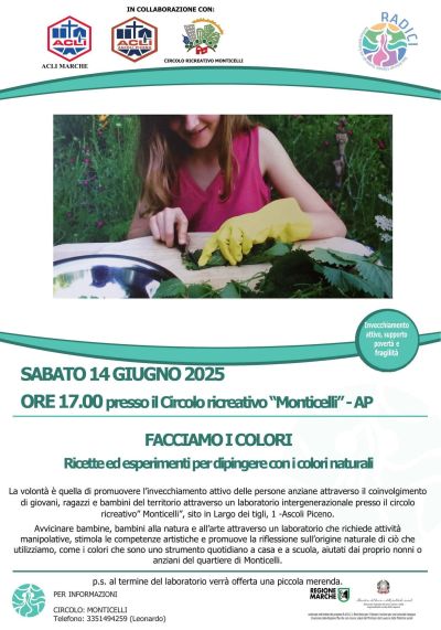 Facciamo i Colori - Ascoli Piceno - Acli Marche e Circolo Acli Monticelli (AP)