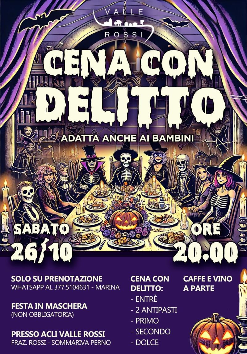 Cena con delitto - Circolo Acli Valle Rossi (CN)