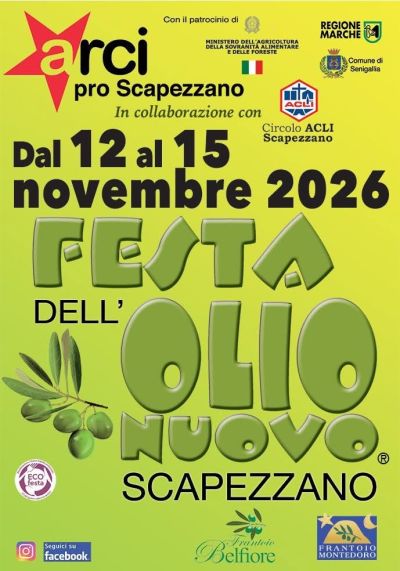 FESTA DELL'OLIO NUOVO - SCAPEZZANO (AN) - CIRCOLO ACLI SCAPEZZANO (AN)
