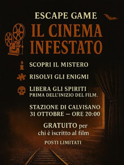 Escape Gay: Il Cinema Infestato - Calvisano (BS) - Circolo Acli Calvisano (BS)