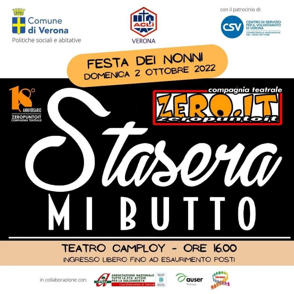 Stasera mi butto. Festa dei nonni - Acli Verona (VR)