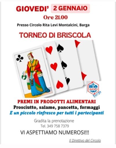 Torneo di Briscola - Circolo Acli Barga (LU)