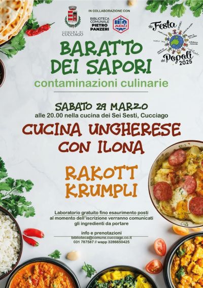 Cucina Ungherese con Ilona - Circolo Acli Cucciago (CO)