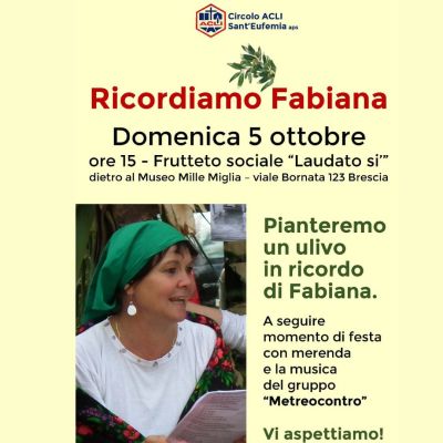 Ricordiamo Fabiana - Brescia - Circolo Acli Sant'Eufemia (BS)