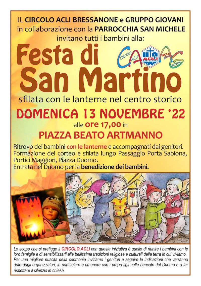 Festa di San Martino - Circolo Acli Bressanone (BZ)