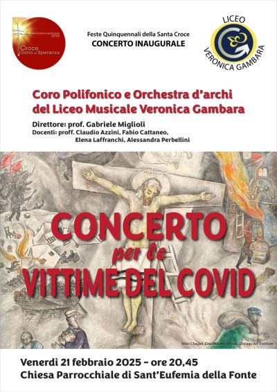 Concerto per le vittime del Covid - Circolo Acli Sant'Eufemia (BS)