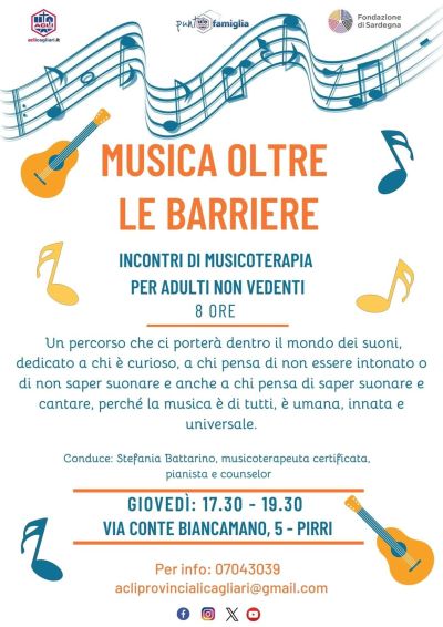 Musica oltre le barriere - Acli Cagliari (CA)