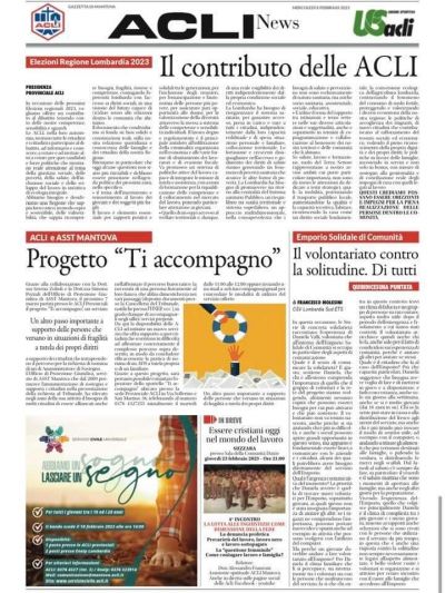 Acli News: Gazzetta di Mantova - Acli Mantova (MN)