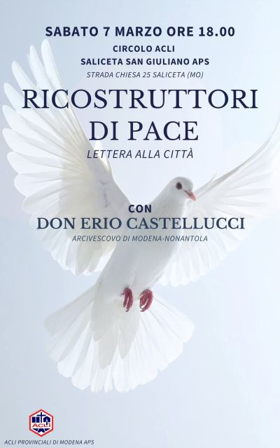 RICOSTRUTTORI DI PACE - SALICETA (MO)