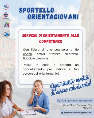 Sportello Orientagiovani - Sassari - Acli Sassari (SS)