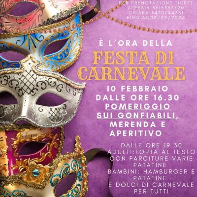 È l&#039;ora della Festa di Carnevale - Circolo Acli Sant&#039;Angelo di Celle (PG)
