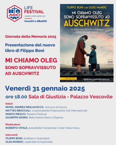 Presentazione del libro "Mi chiamo Oleg. Sono sopravvissuto ad Auschwitz" - Acli Arezzo (AR)
