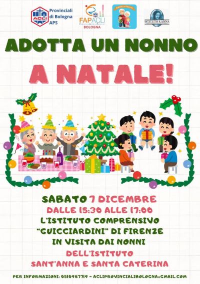 Adotta un nonno a Natale - Acli Bologna e FAP Acli Bologna (BO)