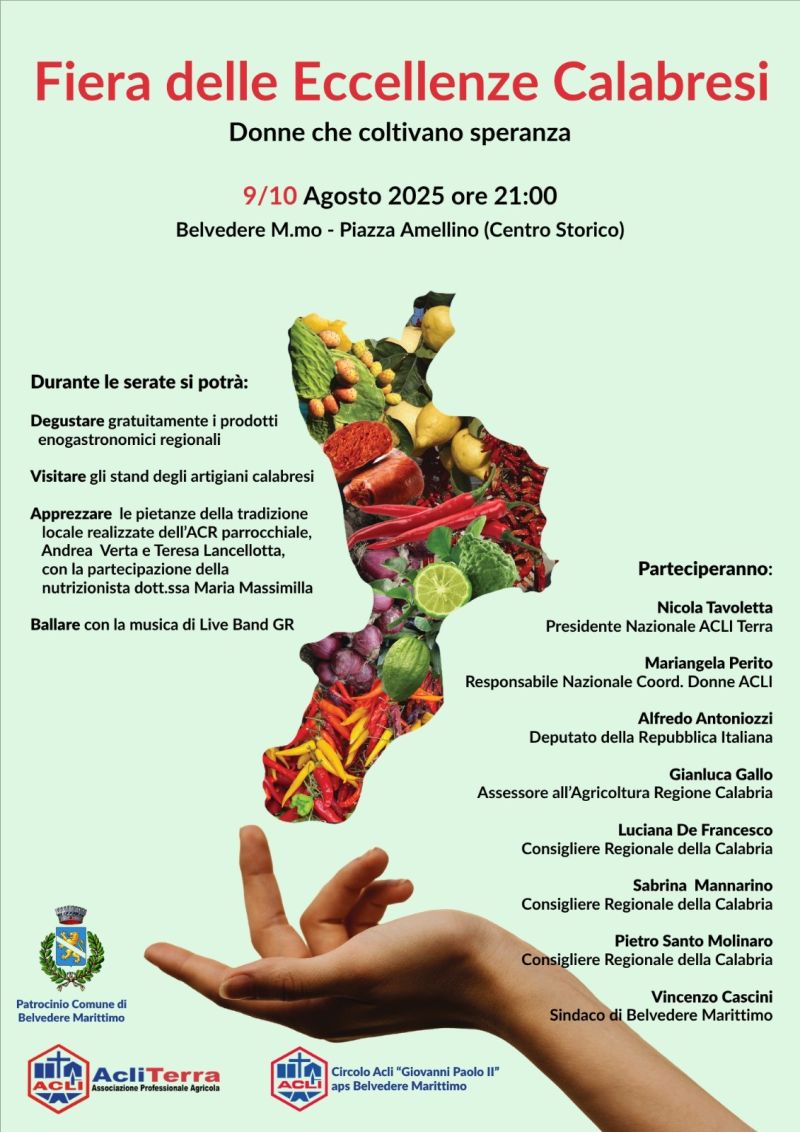 Fiera delle Eccellenze Calabresi - Belvedere Marittimo (CS) - Circolo Acli Belvedere Marittimo (CS)