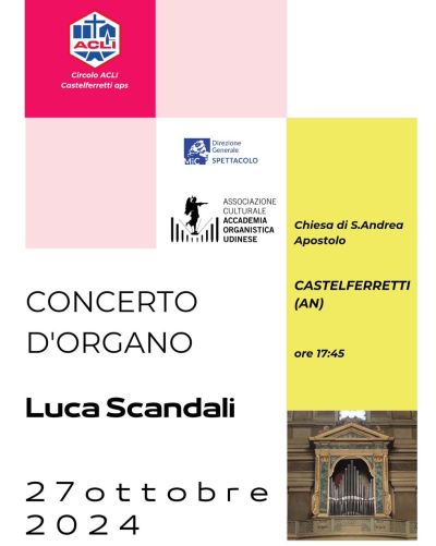 Concerto d&#039;Organo - Circolo Acli Castelferretti (AN)