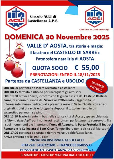 Valle d'Aosta, tra storia e magia - Valle d'Aosta - Circolo Acli Castellanza (VA)