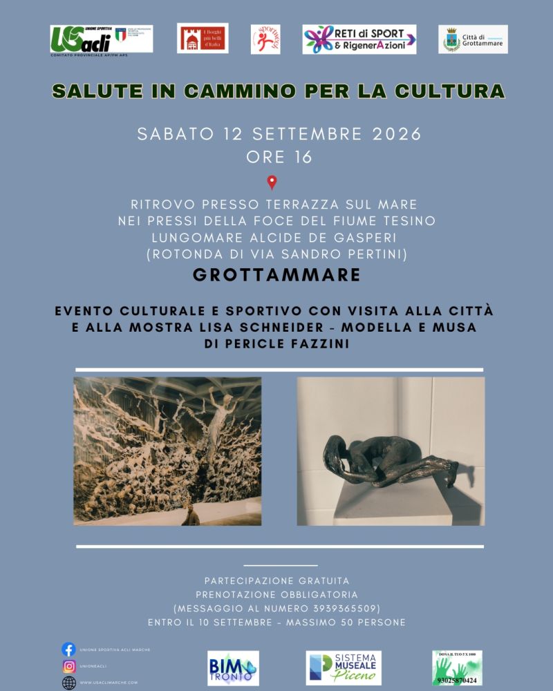 SALUTE IN CAMMINO PER LA CULTURA - GROTTAMMARE (AP) - US ACLI ASCOLI-FERMO