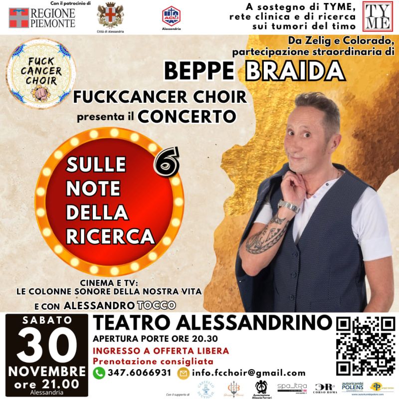 Sulle note della ricerca - Circolo Acli Fuckcancer Choir e Acli Alessandria (AL)