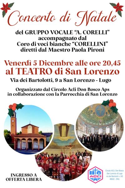 Concerto di Natale - San Lorenzo, Lugo - Circolo Acli Lugo (RA)