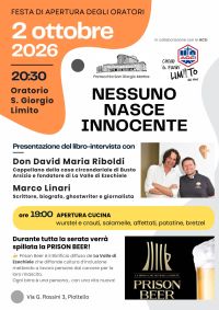 NESSUNO NASCE INNOCENTE - PRESENTAZIONE LIBRO E INTERVISTA - PIOLTELLO (MI) - CIRCOLO ACLI LIMITO PIOLTELLO (MI)
