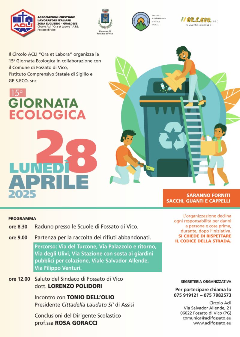 Giornata Ecologica - Circolo Acli Ora Et Labora (PG)