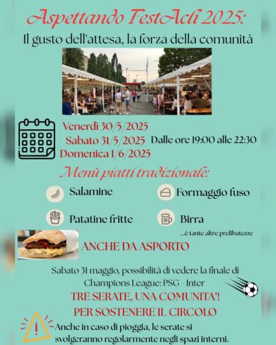 Aspettando Fest'Acli 2025 - Brescia - Circolo Acli San Polo (BS)
