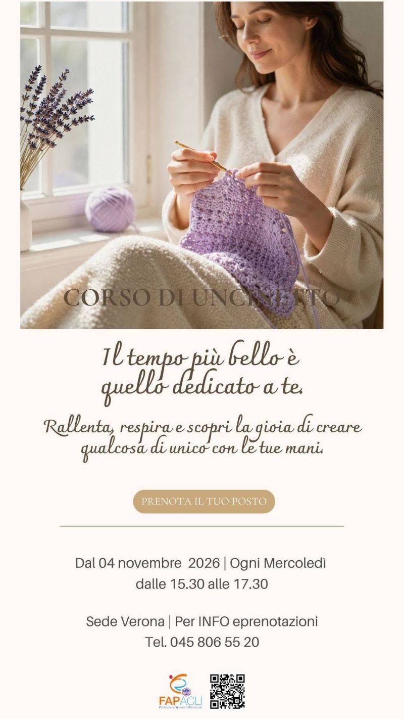 CORSO DI UNCINETTO - FAP ACLI VERONA