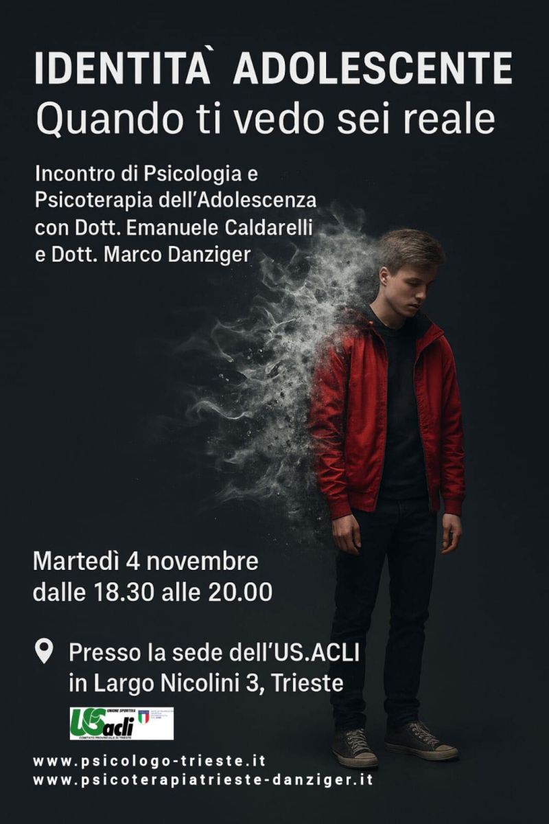 Identità adolescente: Quando ti vedo sei reale - Trieste - US Acli Trieste (TS)