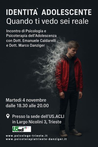 Identità adolescente: Quando ti vedo sei reale - Trieste - US Acli Trieste (TS)