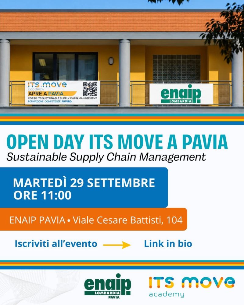 OPEN DAY - ITS MOVE - PAVIA - ENAIP LOMBARDIA