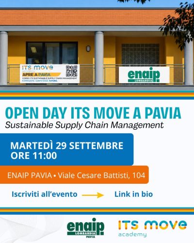 OPEN DAY - ITS MOVE - PAVIA - ENAIP LOMBARDIA
