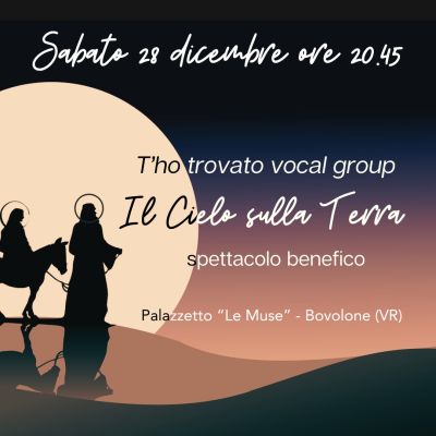 Il Cielo sulla Terra: Spettacolo benefico - Circolo Acli Bovolone (VR)