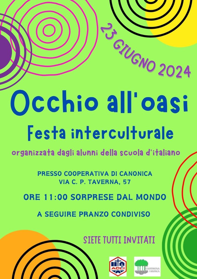 Occhio all&#039;oasi: Festa Interculturale - Circolo Acli Triuggio (MI)