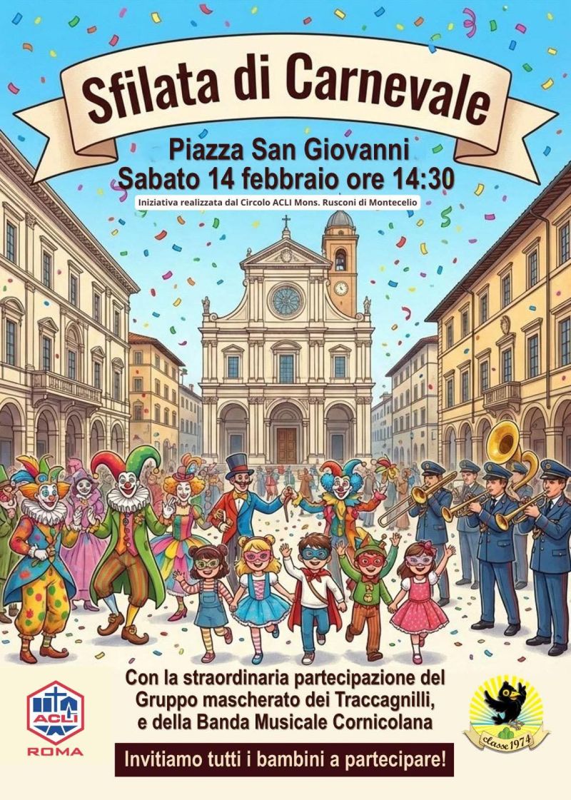 FILATA DI CARNEVALE - PIAZZA SAN GIOVANNI - ROMA