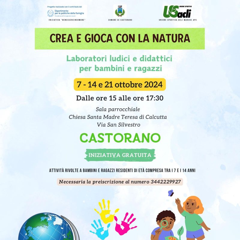 Crea e gioca con la natura - US Acli Marche