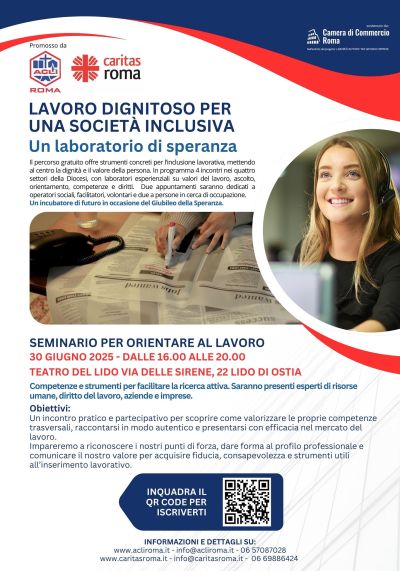 Lavoro dignitoso per una società inclusiva - Roma - Acli Roma (RM)