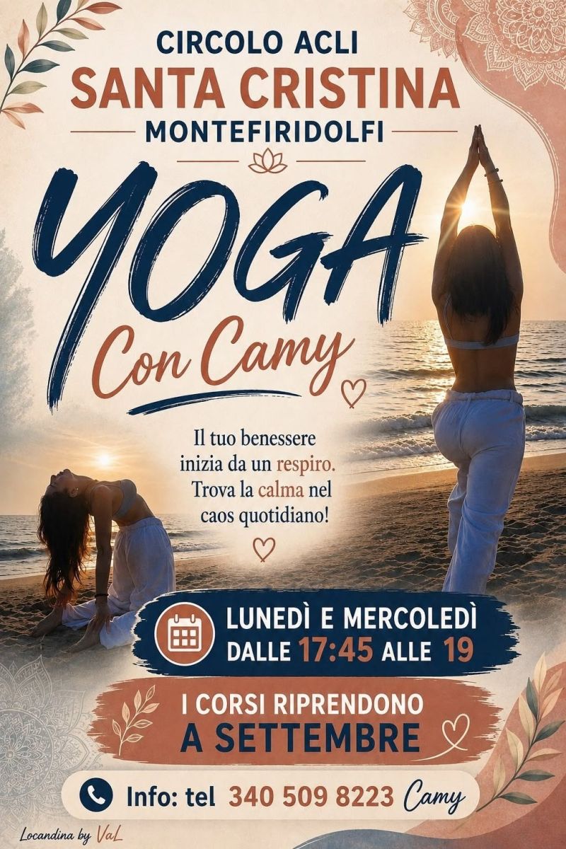 YOGA CON CAMY - CIRCOLO ACLI SANTA CRISTINA MONTEFIRIDOLFI (FI)