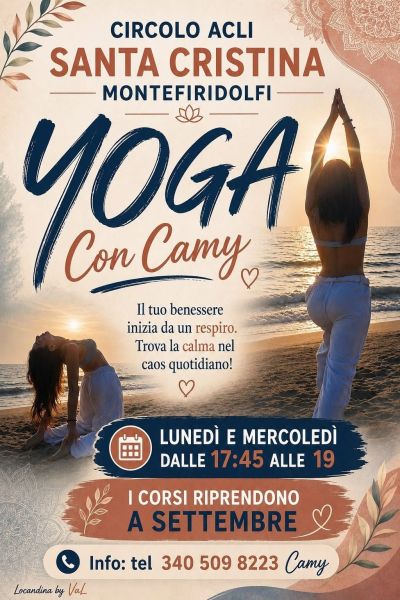 YOGA CON CAMY - CIRCOLO ACLI SANTA CRISTINA MONTEFIRIDOLFI (FI)