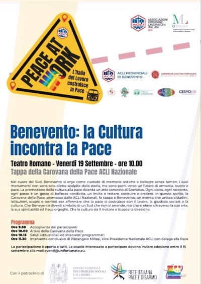 Benevento: la Cultura incontra la Pace - Benevento - Acli Benevento (BN)