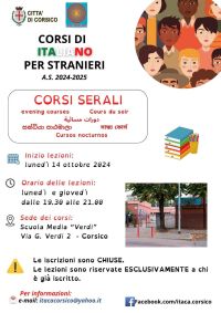 Corsi serali di italiano per stranieri - Circolo Acli Itaca (MI)