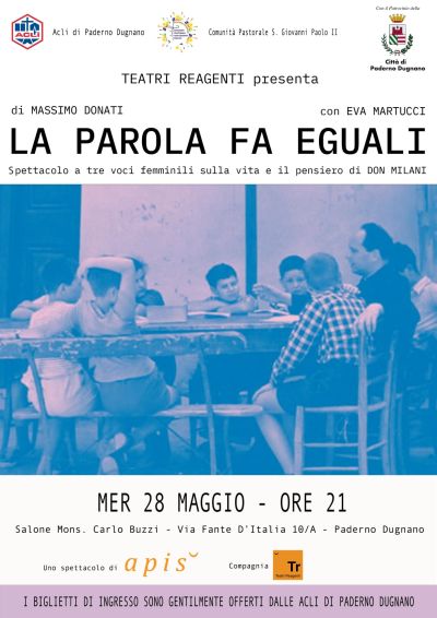 La parola fa eguali - Circolo Acli Paderno Dugnano (MI)