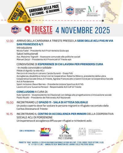 Carovana della Pace - Trieste - Acli FVG