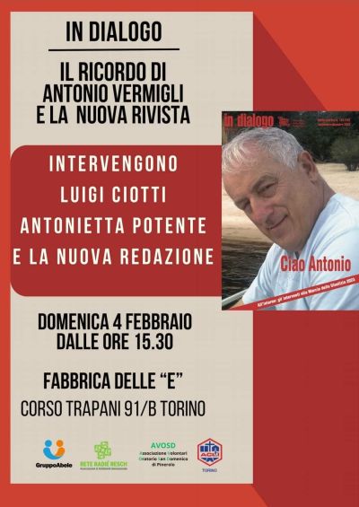 In dialogo: Il ricordo si Antonio Vermigli e la nuova rivista - Acli Torino (TO)