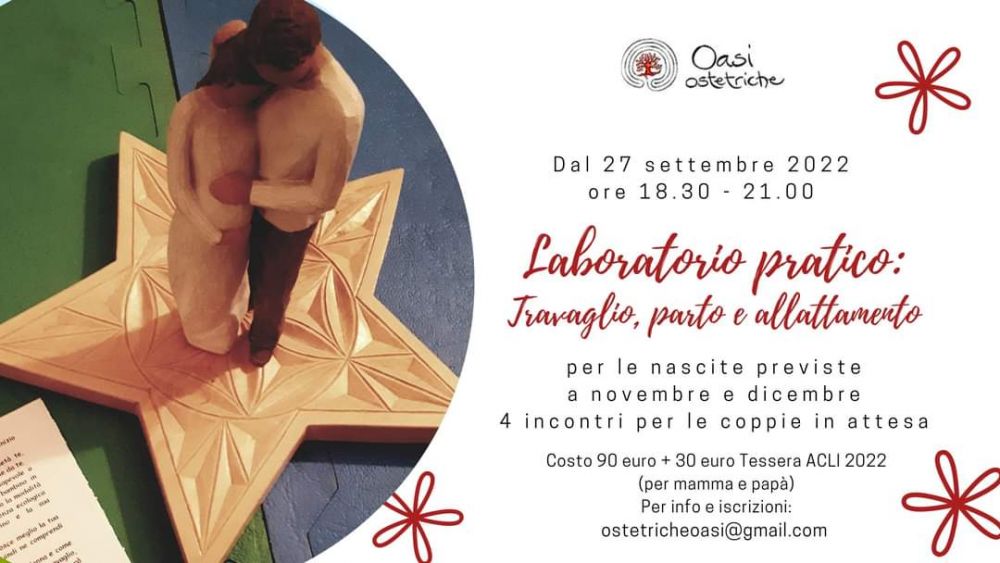 Laboratorio pratico: Travaglio, parto e allattamento - Oasi Ostetriche aff. Acli (CN)