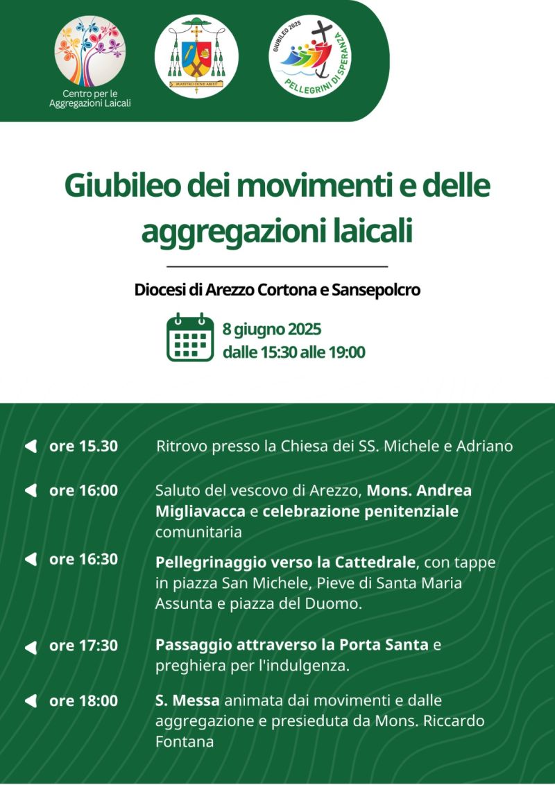 Giubileo dei movimenti e delle aggregazioni laicali - Acli Arezzo (AR)