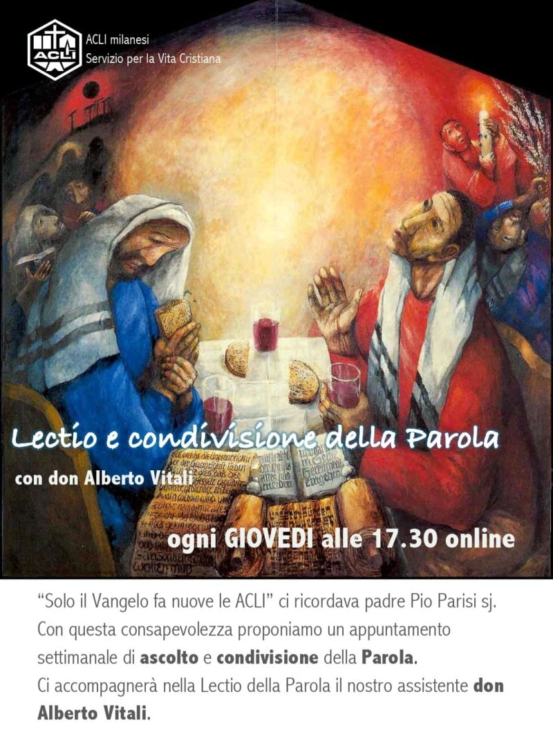 LECTIO E CONDIVISIONE DELLA PAROLA - MILANO
