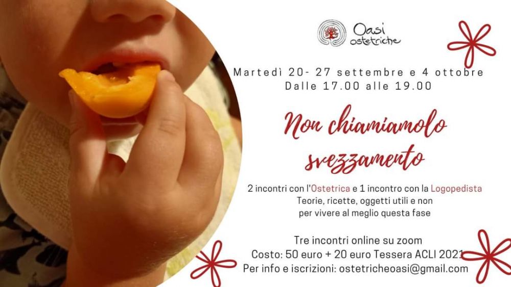 Non chiamiamolo svezzamento - Oasi Ostetriche aff. Acli (CN)